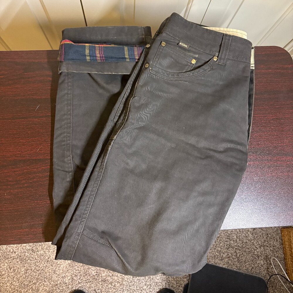 Kuhl Hot Rydr Men's Flannel-Lined Pants - Espresso Brown, 30x30